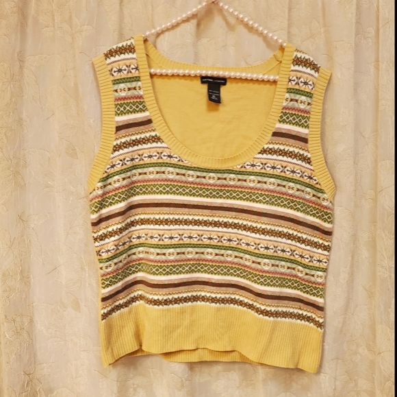 Vintage Sweaters - Vintage Fair Isle Sweater Vest